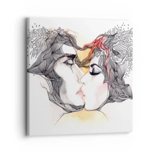 Quadro su tela - Stampe su Tela - E il mondo scompare - 30x30 cm