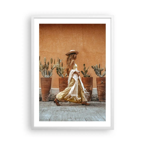 Poster in cornice bianca - In stile hippy - 50x70 cm