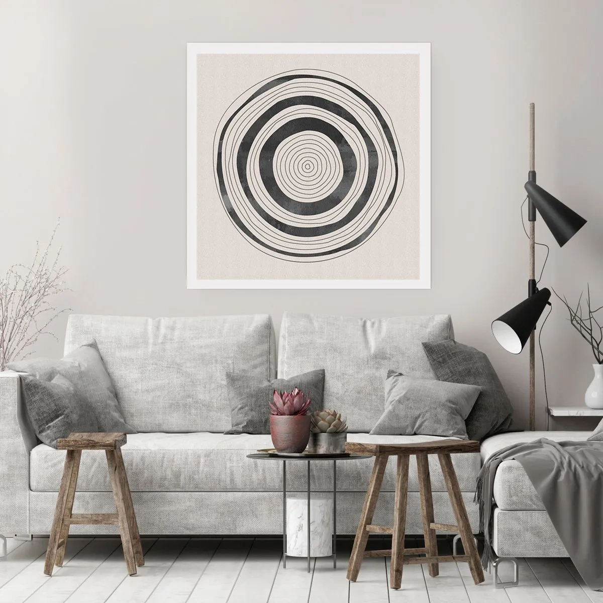 Poster - Conta ciò che sta in mezzo - 40x40 cm