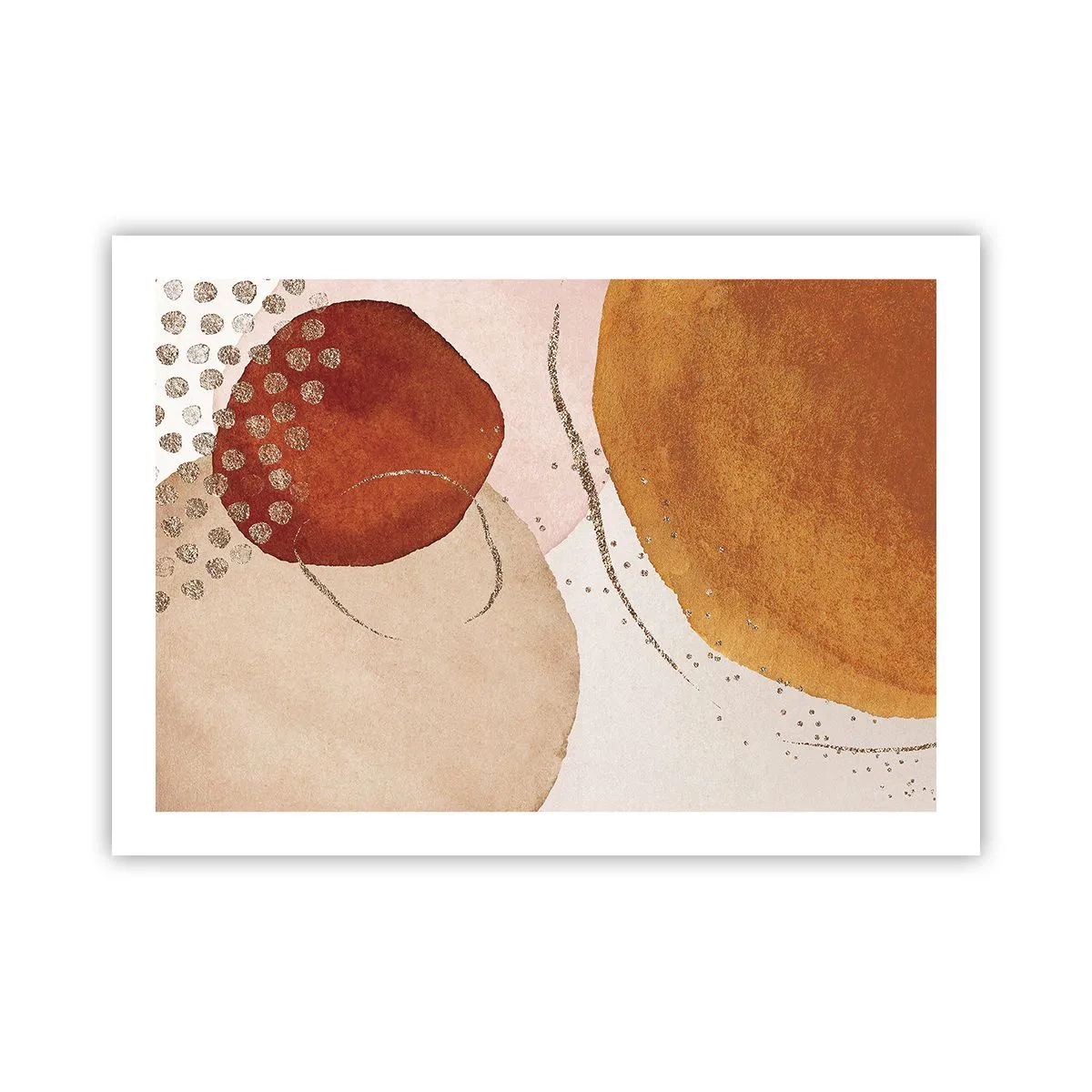 Poster - Rotondità e movimento - 70x50 cm