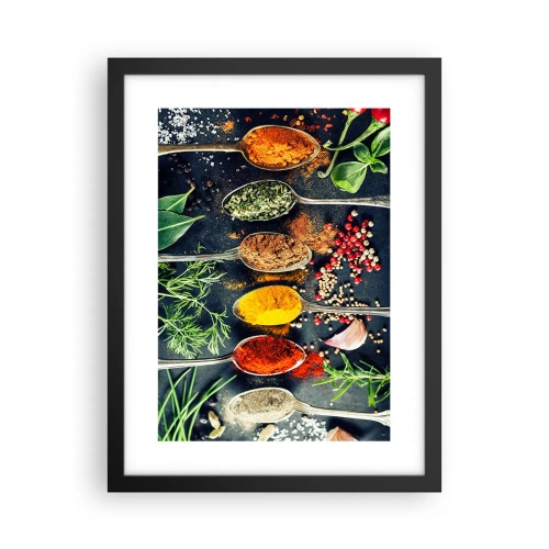 Poster in cornice nera - Magie gastronomiche - 30x40 cm