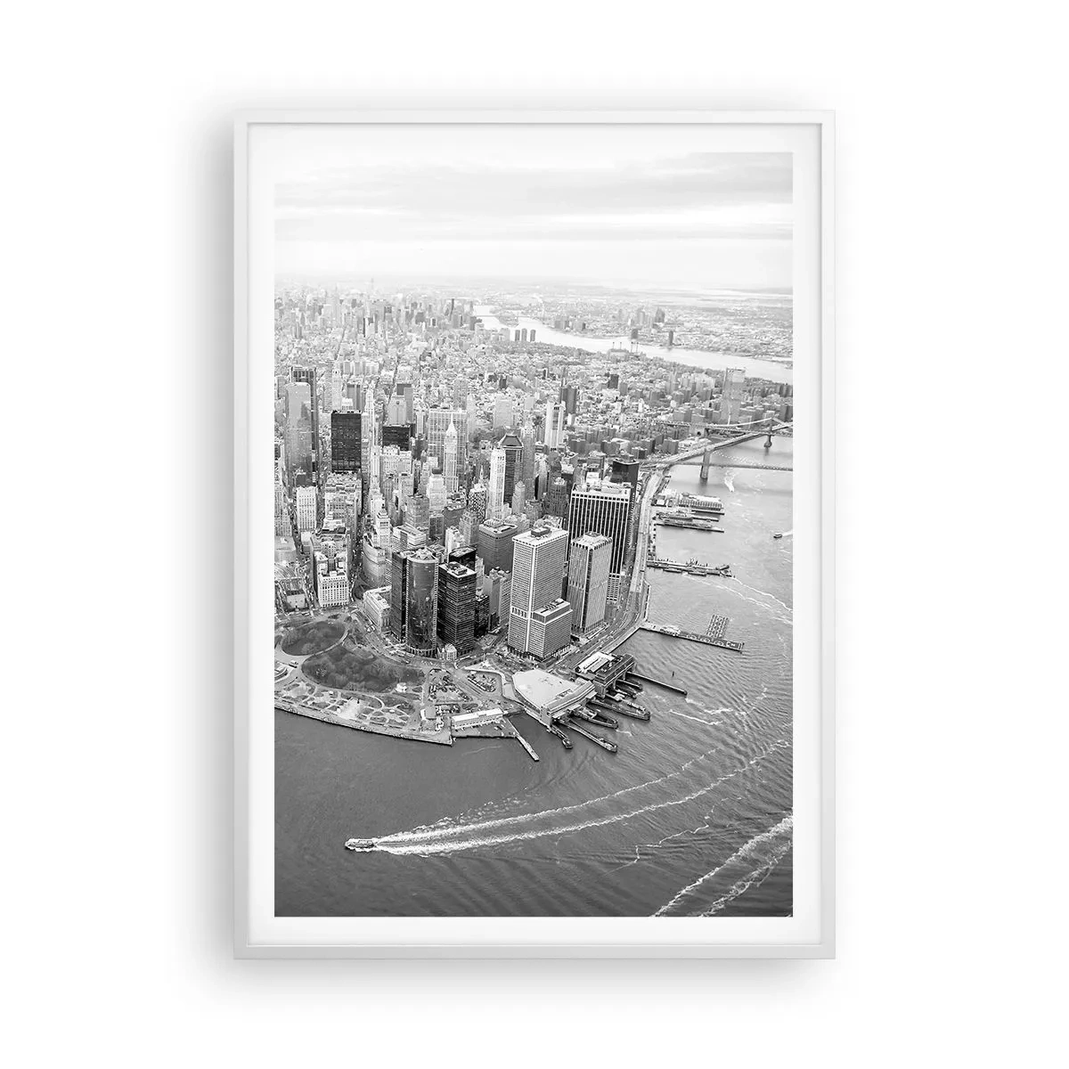Poster in cornice bianca - Come non amarla? - 70x100 cm