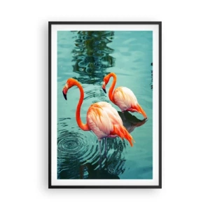 Poster in cornice nera - Adesso siamo di moda - 61x91 cm