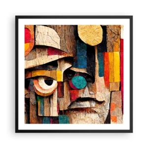 Poster in cornice nera - Ti vedo... - 60x60 cm