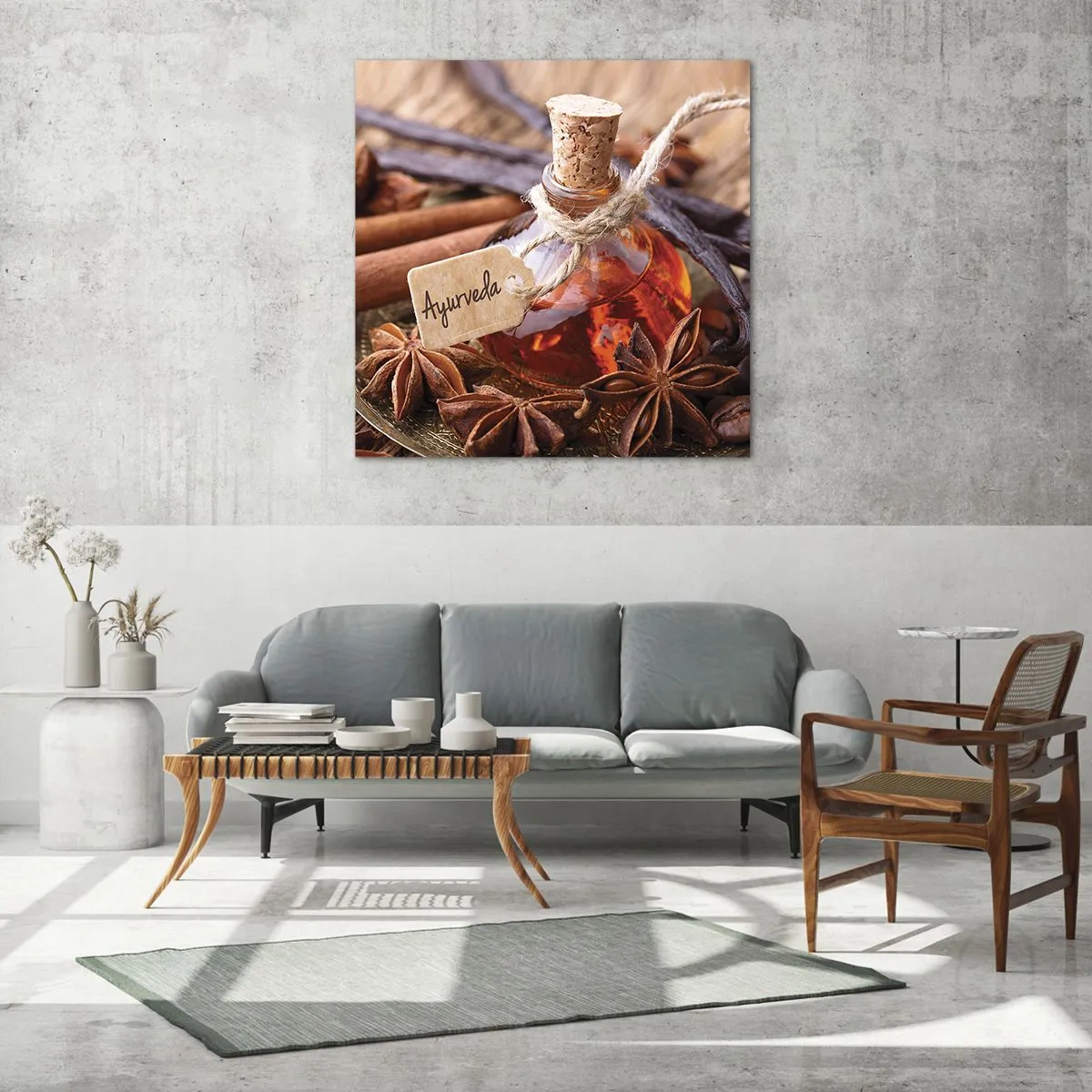 Quadro su vetro - Verso l'unità del corpo e dell'anima - 40x40 cm