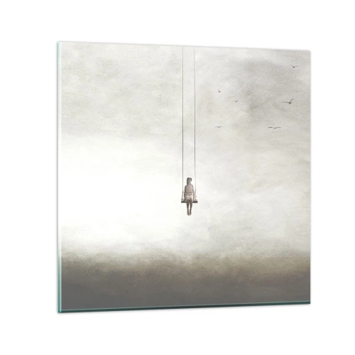 Quadro su vetro - Il bambino che è in noi - 70x70 cm