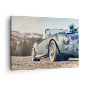 Quadro su tela - Stampe su Tela - Auto decappottabile classica in un ambiente pittoresco - 70x50cm - Perché lo stile è importante - Decorazione murale moderna per soggiorno e camera da letto ARTTOR
