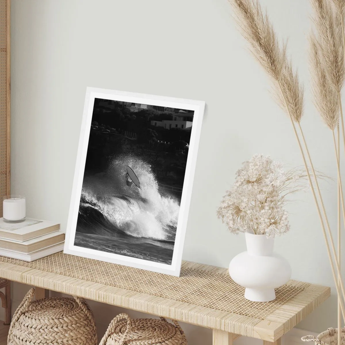 Poster in cornice bianca - Sfida accettata! - 40x50 cm