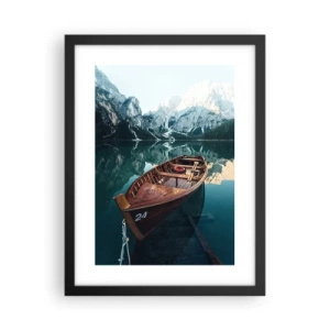 Poster in cornice nera - Come dipinto sul vetro - 30x40 cm