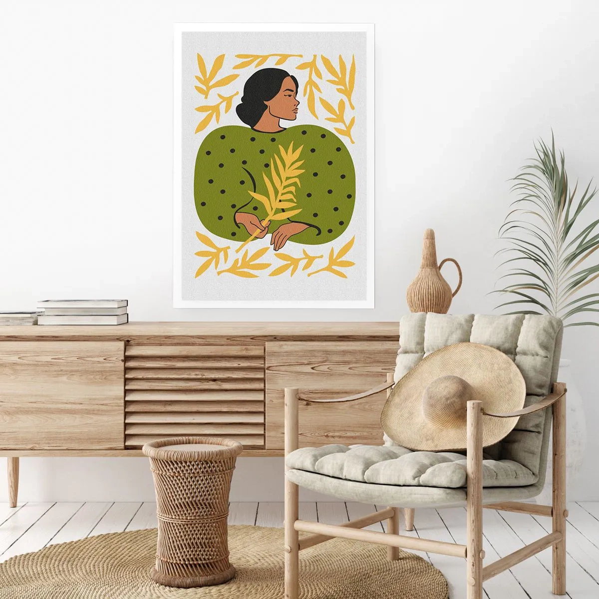 Poster - Ragazza hawaiana - 30x40 cm