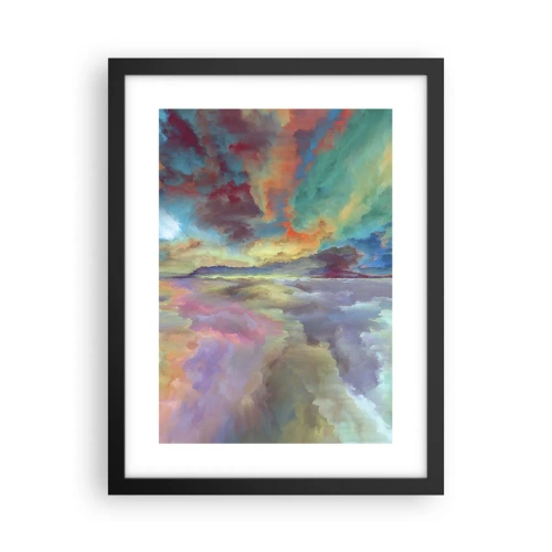 Poster in cornice nera - Due cieli - 30x40 cm