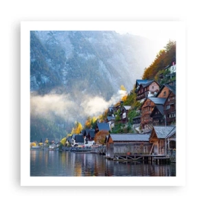Poster - Atmosfera alpina - 60x60 cm