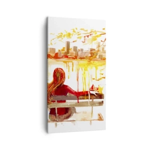 Quadro su tela - Stampe su Tela - Un momento di riflessione - 45x80 cm