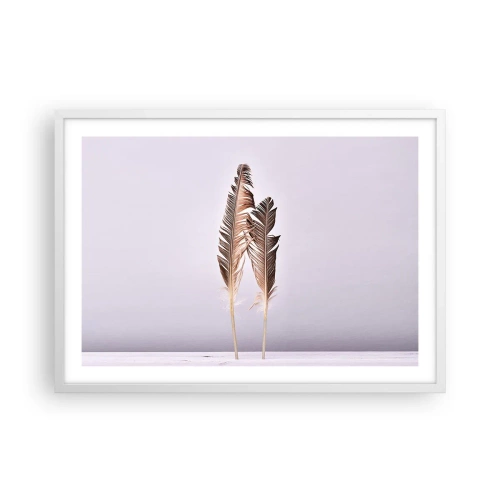 Poster in cornice bianca - Contro il nulla - 70x50 cm