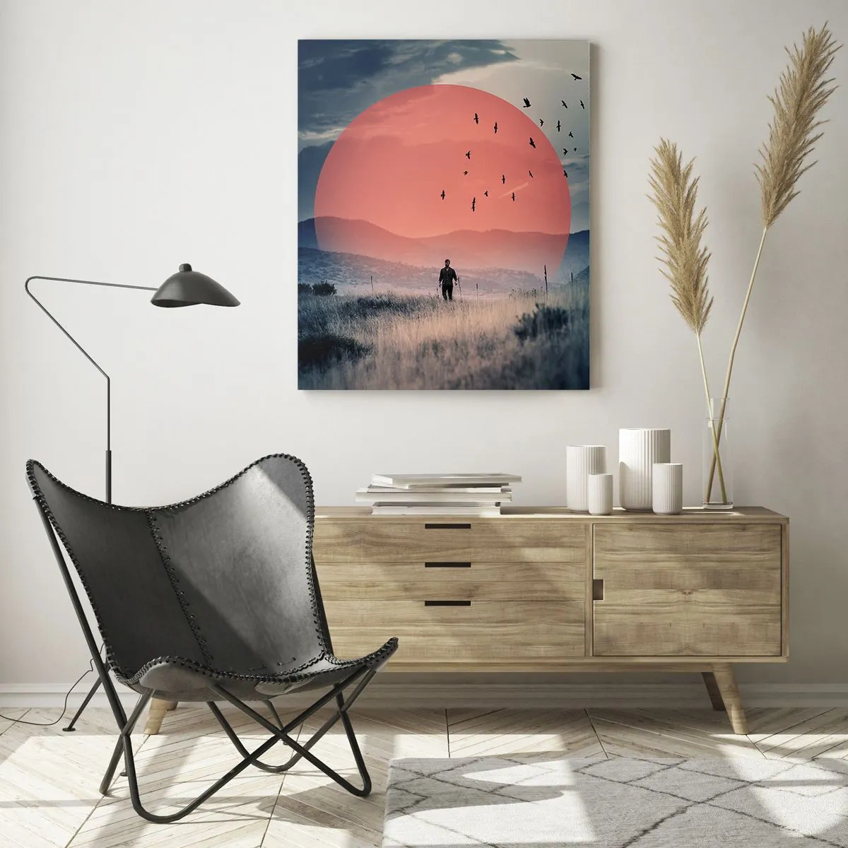 Quadro su vetro - Nei propri elementi - 80x120 cm