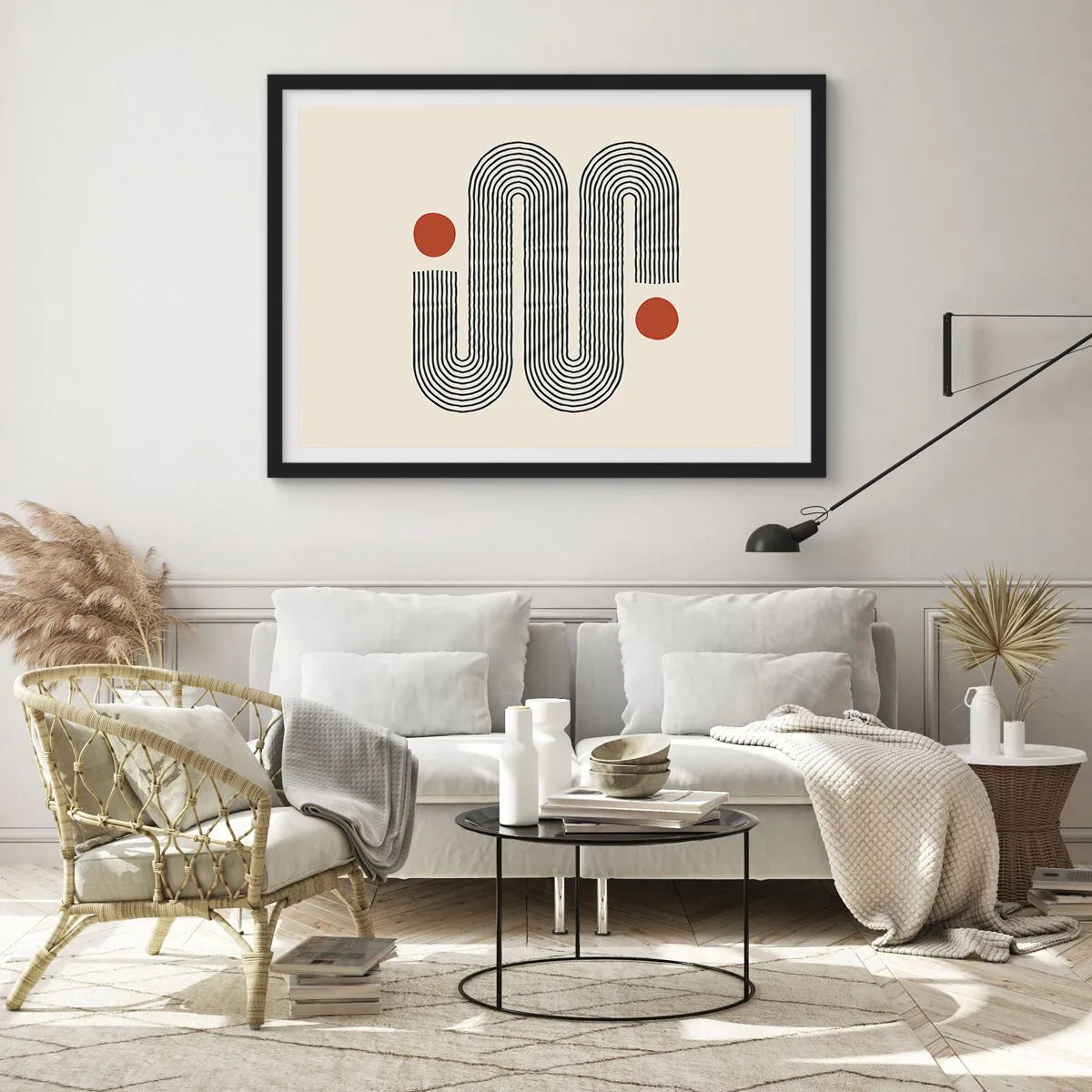Poster in cornice nera - Dall'inizio alla fine - 40x30 cm