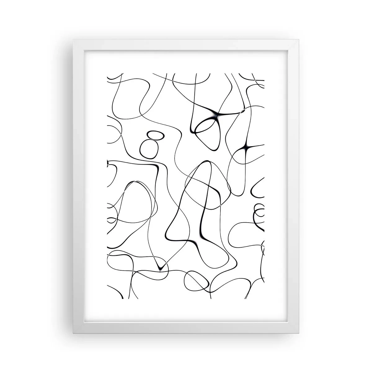 Poster in cornice bianca - Strade della vita, eventi del destino - 30x40 cm