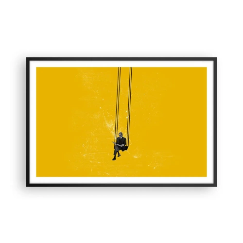 Poster in cornice nera - Un giorno come tanti - 91x61 cm