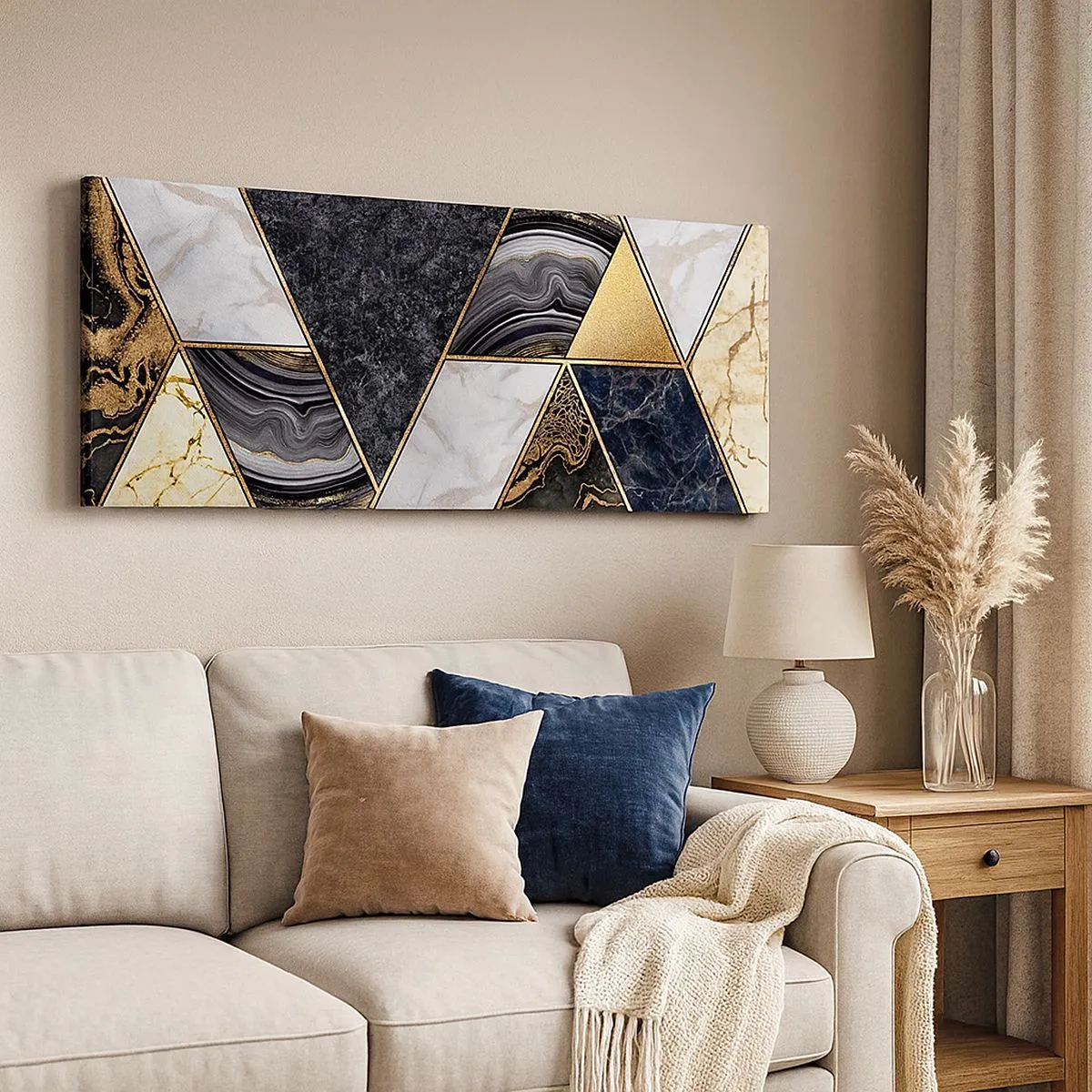 Quadro su tela - Stampe su Tela - Pietra su pietra - 100x40 cm