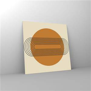 Quadro su vetro - Piano perfetto - 50x50 cm