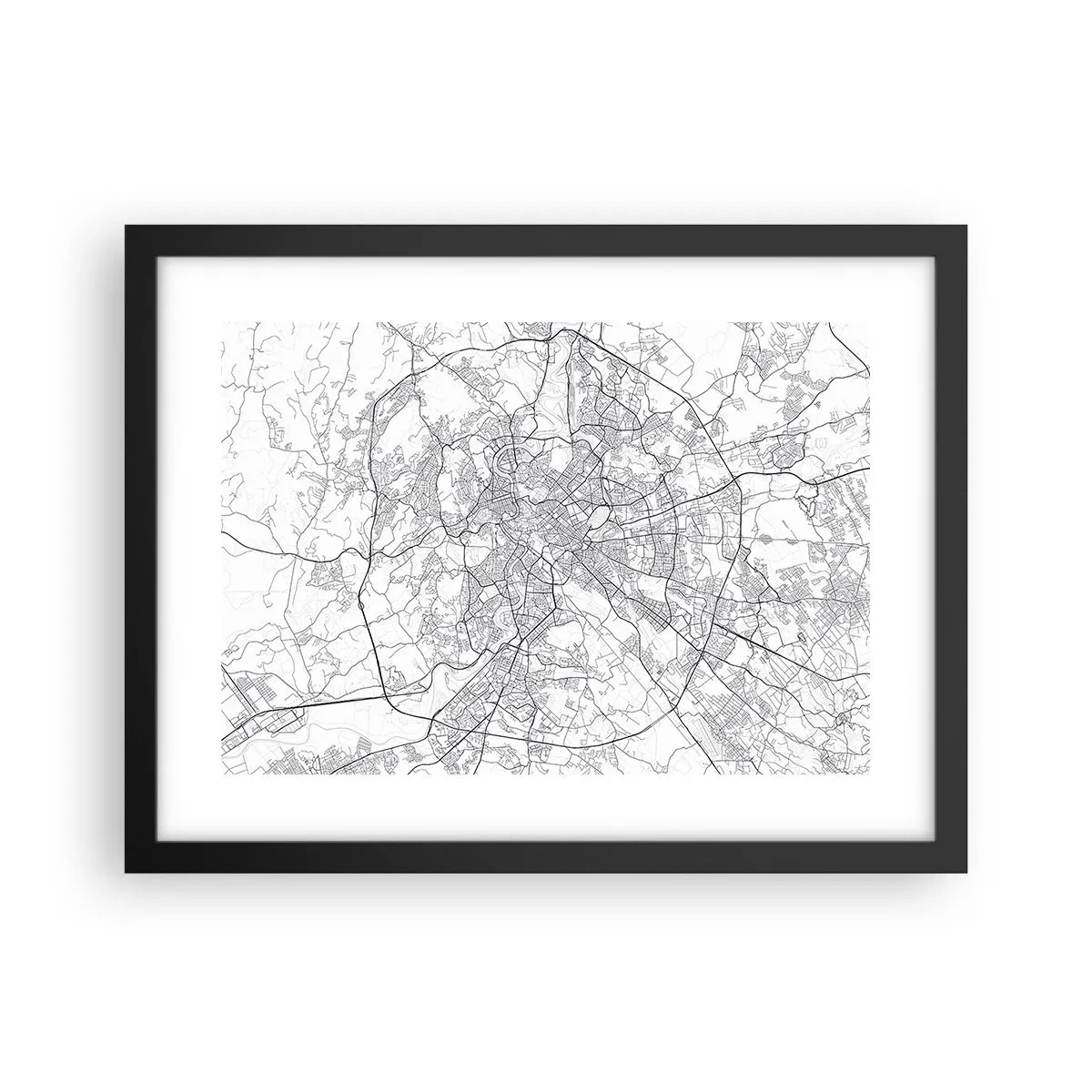 Poster in cornice nera - L'anello romano - 40x30 cm