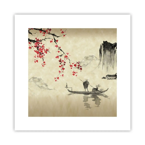 Poster - Nel paese dei ciliegi in fiore - 30x30 cm