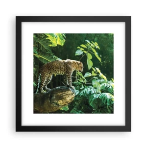 Poster in cornice nera - A caccia? - 30x30 cm