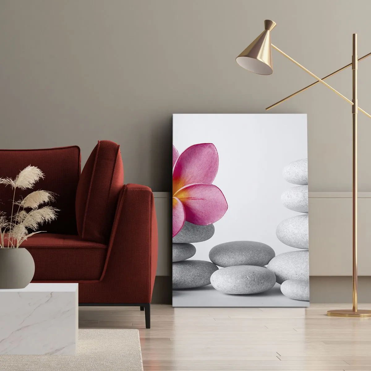 Quadro su tela - Stampe su Tela - Pietra su pietra, e su questa pietra... - 45x80 cm