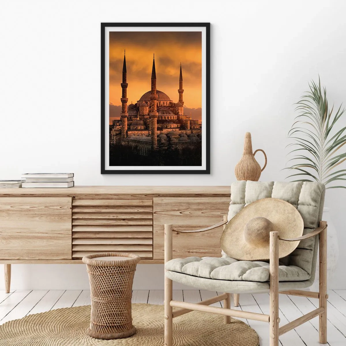 Poster in cornice nera - Dio è grande - 30x40 cm