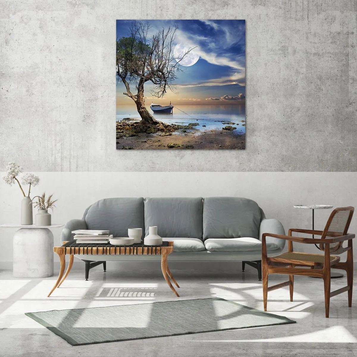 Quadro su vetro - È la fine o l'inizio? - 50x50 cm