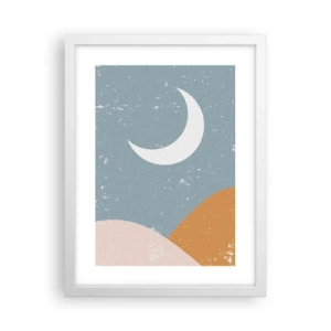 Poster in cornice bianca - Il miracolo di molte notti - 30x40 cm