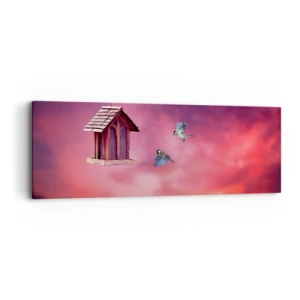 Quadro su tela - Stampe su Tela - Invito a cena - 90x30 cm