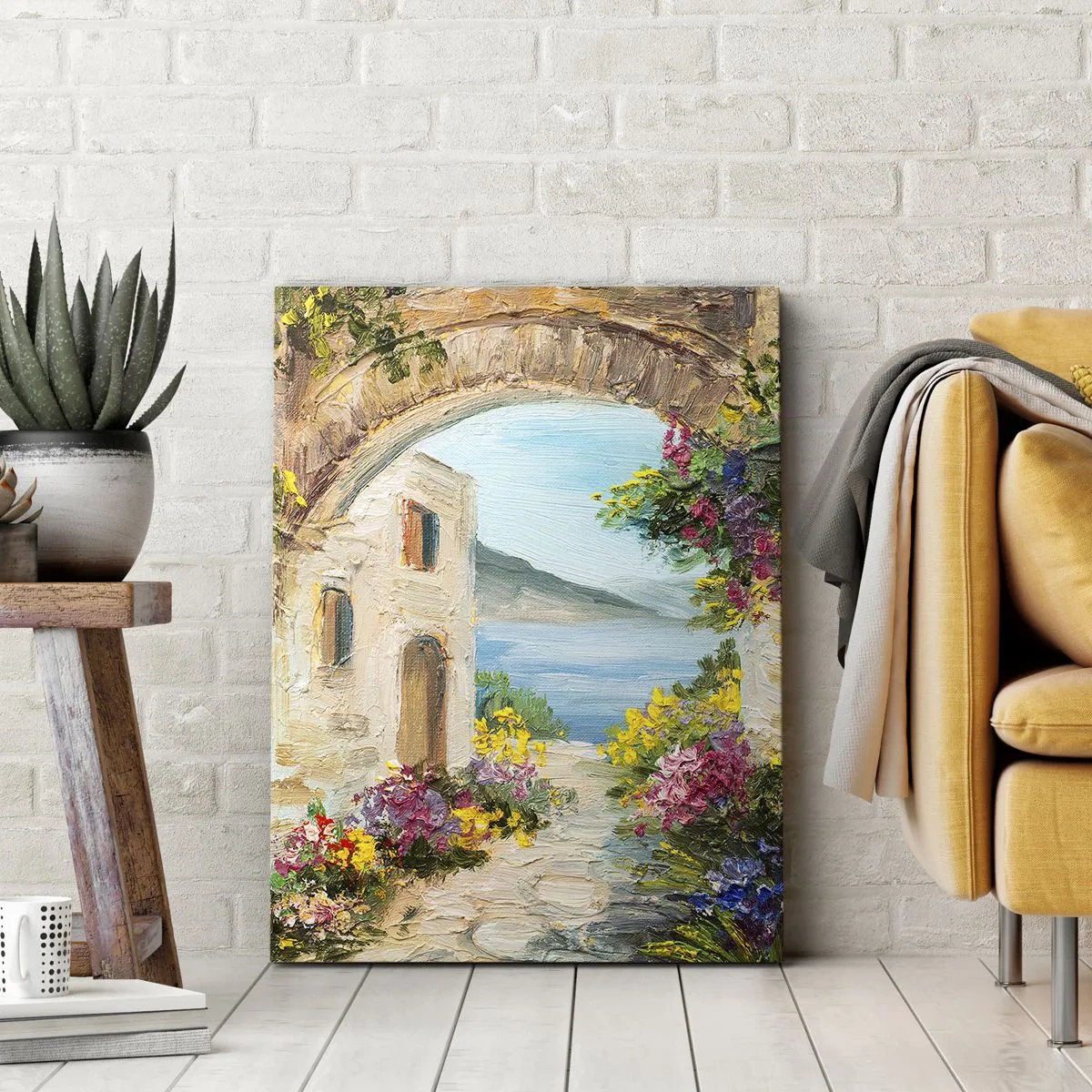 Quadro su tela - Stampe su Tela - La bellezza della provincia costiera - 65x120 cm