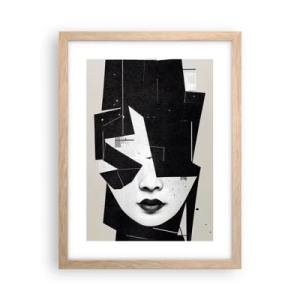 Poster in cornice rovere chiaro - Profondamente celata - 30x40 cm