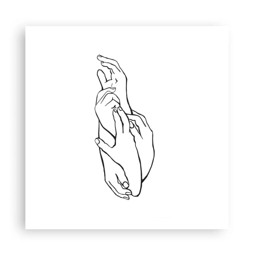 Poster - Il tocco buono - 60x60 cm