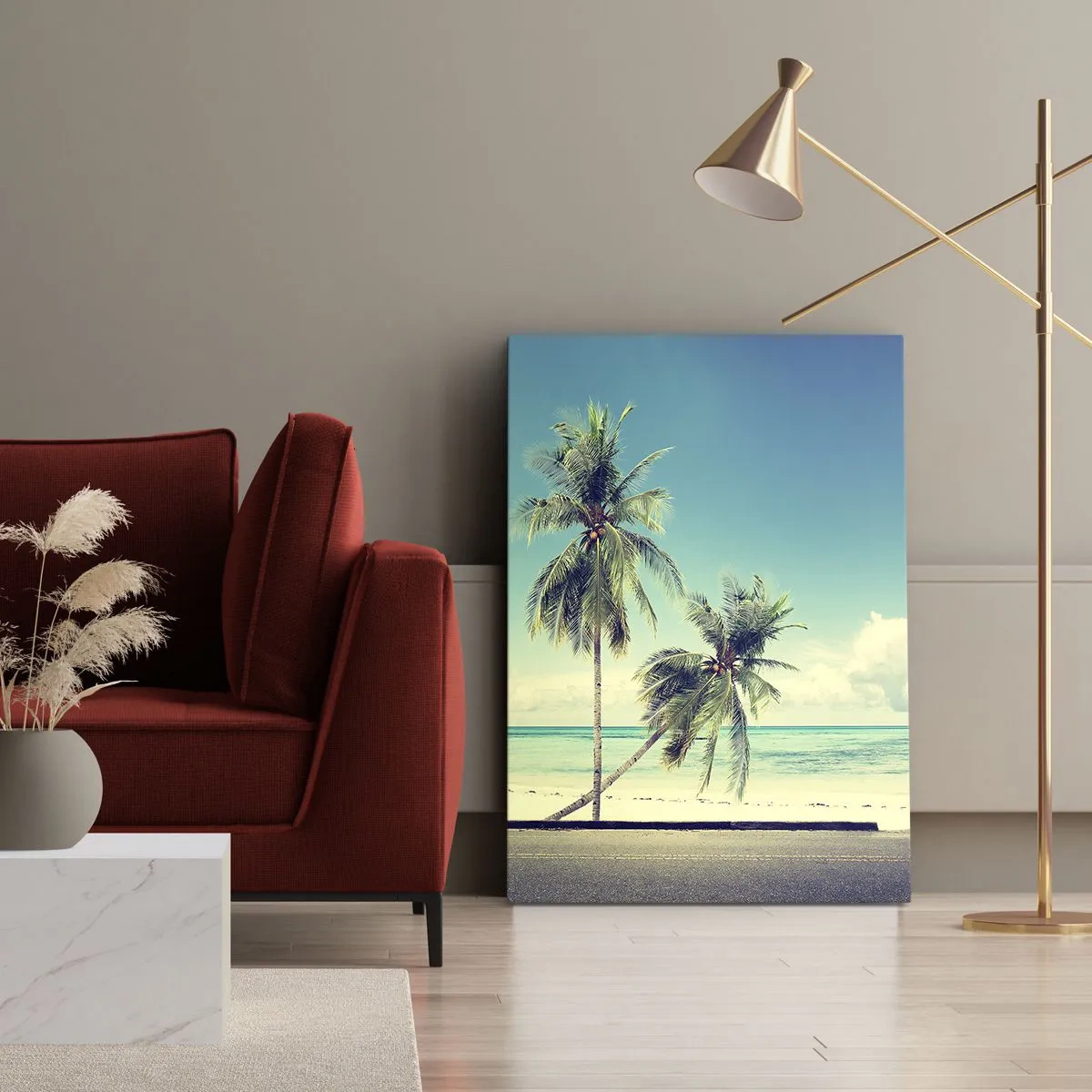 Quadro su tela - Stampe su Tela - Tempo di vacanze - 55x100 cm