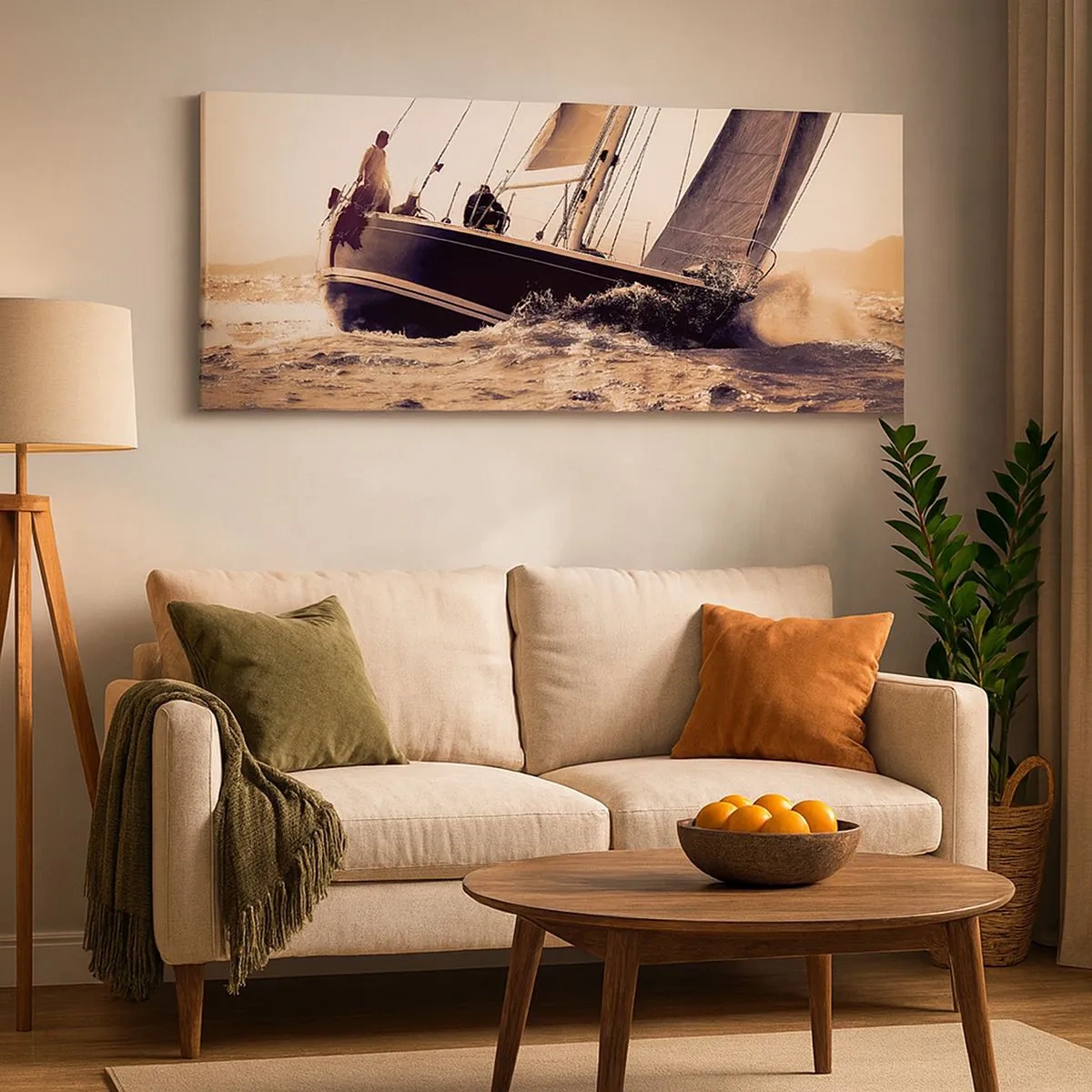 Quadro su tela - Stampe su Tela - Naviga, marinaio - 100x40 cm