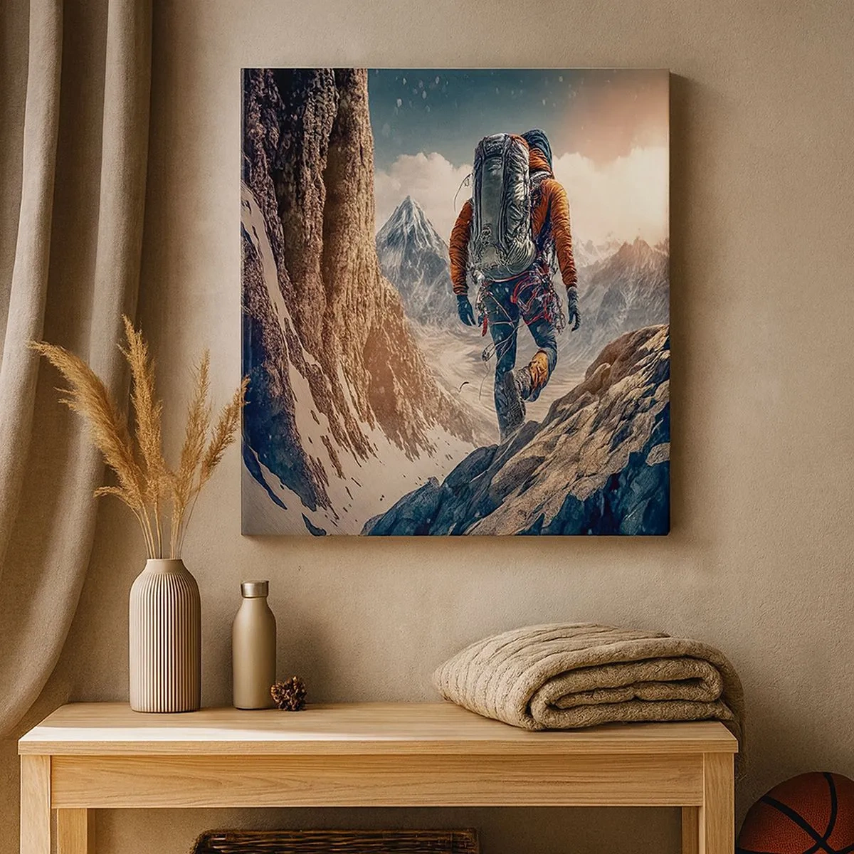 Quadro su tela - Stampe su Tela - Guerriero solitario - 30x30 cm