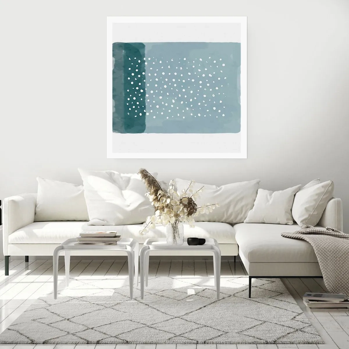 Poster - Spuntate nel blu - 30x30 cm