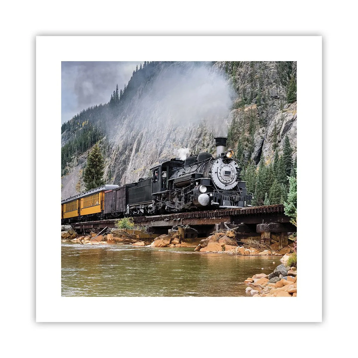 Poster - Dove andiamo? - 40x40 cm