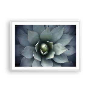 Poster in cornice bianca - Adesca e minaccia - 70x50 cm