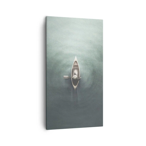 Quadro su tela - Stampe su Tela - Nel lago al chiaro di luna - 45x80 cm