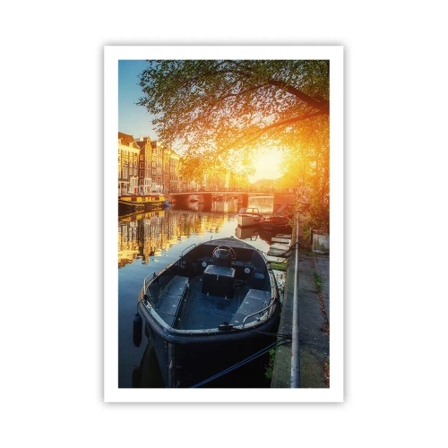 Poster - L'alba ad Amsterdam - 61x91 cm