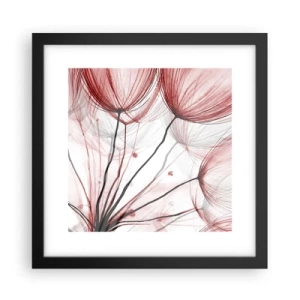 Poster in cornice nera - Prima del decollo - 30x30 cm
