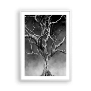Poster in cornice bianca - Primordiale e sacro - 50x70 cm