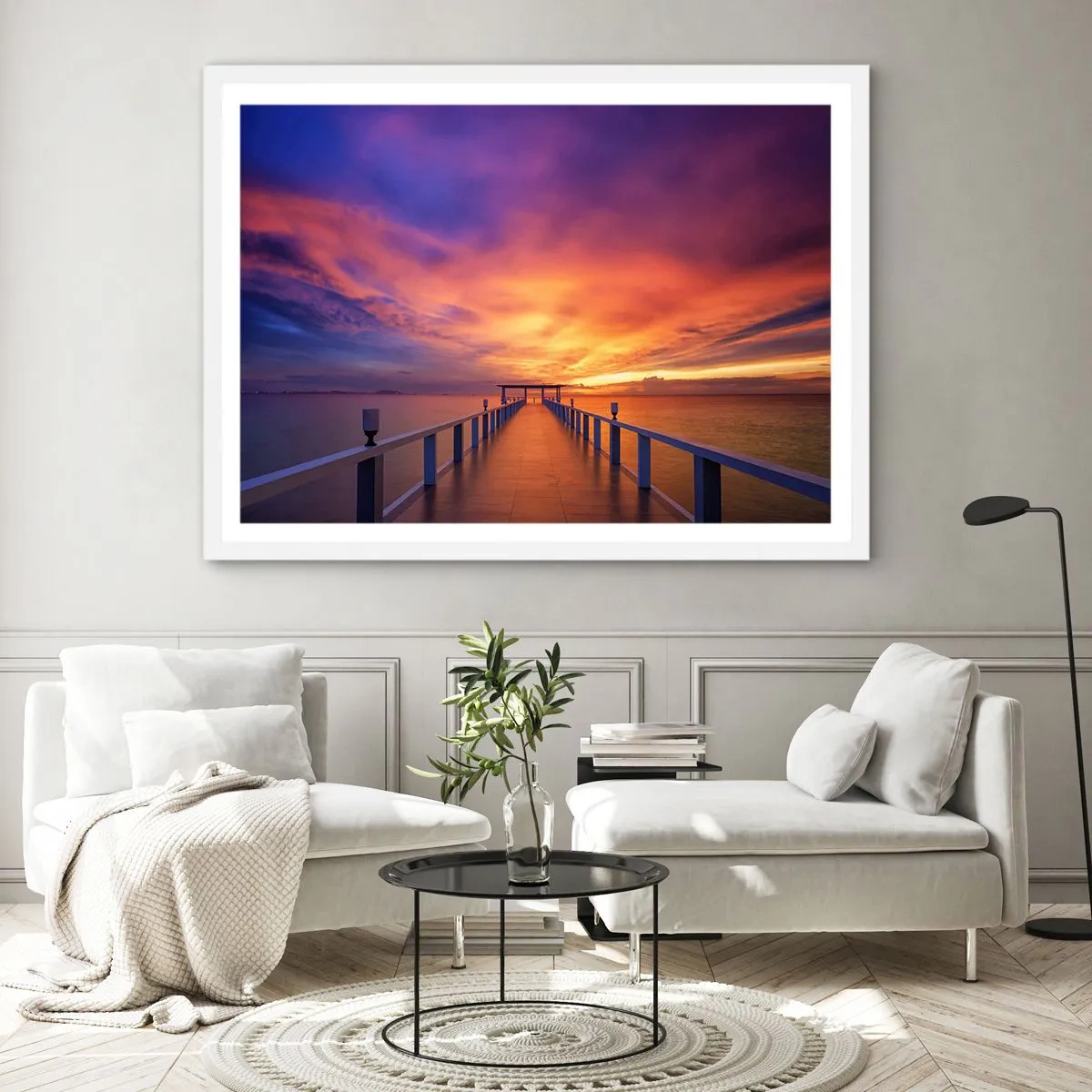 Poster in cornice bianca - Senza fine - 70x50 cm