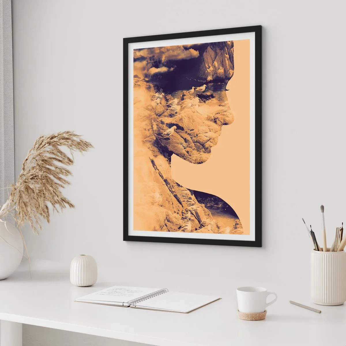 Poster in cornice nera - Bella di natura - 61x91 cm