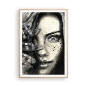 Poster in cornice rovere chiaro - Bellezza selvaggia - 70x100 cm