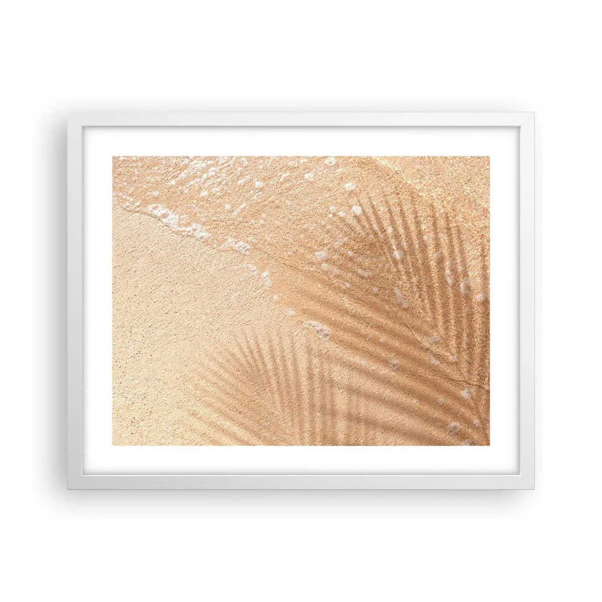 Poster in cornice bianca - Ombra di un'estate bollente - 50x40 cm