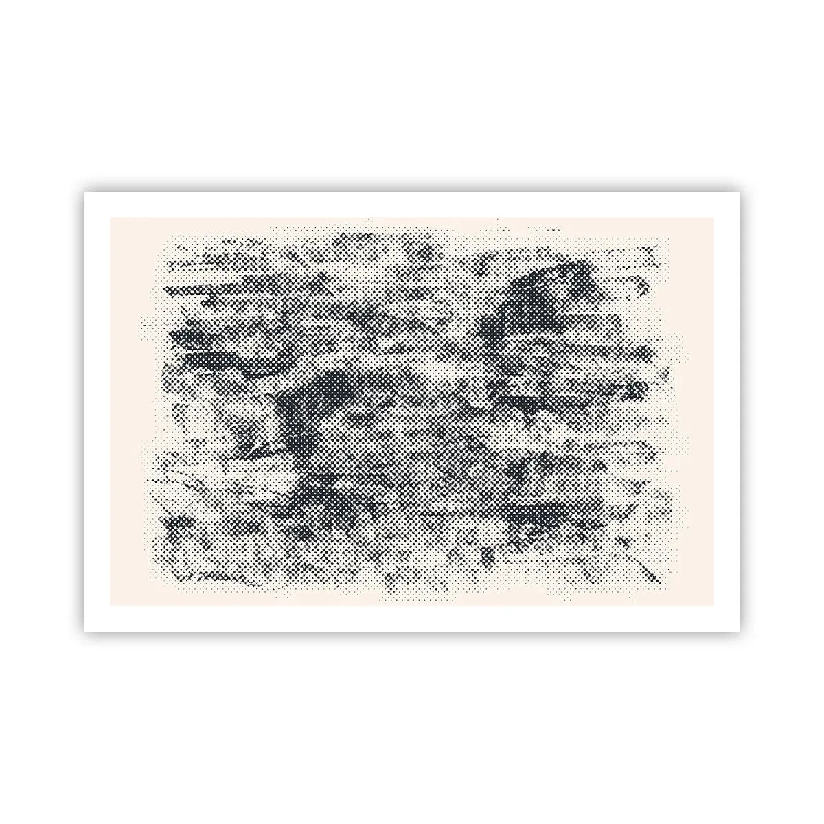 Poster - Composizione nebbiosa - 91x61 cm